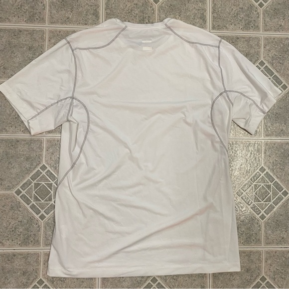 Nike Pro Dri-Fit Mens Large Short Sleeve Shirt White Gym Training Tee Active Top - Picture 6 of 8
